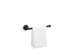 9-1/8 in. Towel Bar in Matte Black
