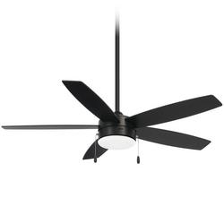 52 in. 5-Blade Indoor Integrated LED Ceiling Fan in Coal