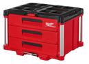 16 x 22 in. Red/Black 3 Drawer Tool Box