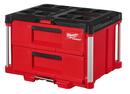 16 x 22 in. Red/Black 2 Drawer Tool Box