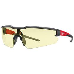 Yellow Black Plastic Safety Glasses