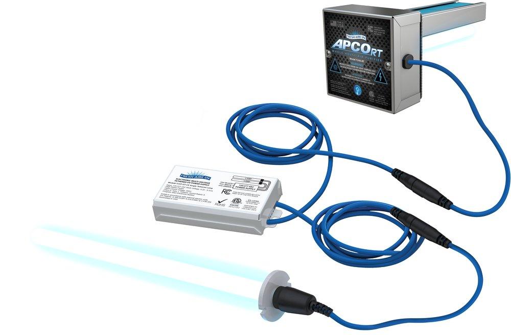 2-Year 120-277 VAC Duct Mounted UV System with 2nd UV Lamp for Coils 