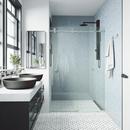 VIGO Matte Black 66 x 60 in. Frameless Sliding Shower Door 