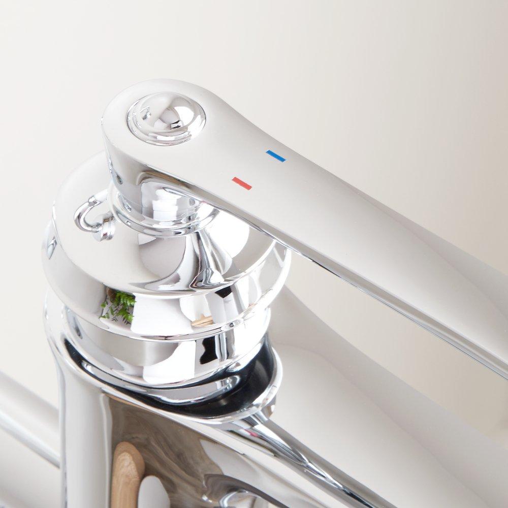 Signature Hardware Chrome Single Handle Lever Floor Mount Filler 