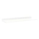 73 in. 2-Bowl Quartz Vanity Top in White with Feathered White
