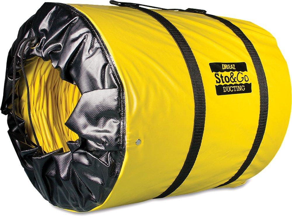 12 in x 25 Ft. Sto and Go Vortex Poly Ducting in Yellow 