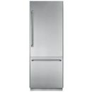 29-3/4 in. 16.2 cu. ft. Bottom Mount Freezer, Counter Depth and Full Refrigerator in Stainless Steel