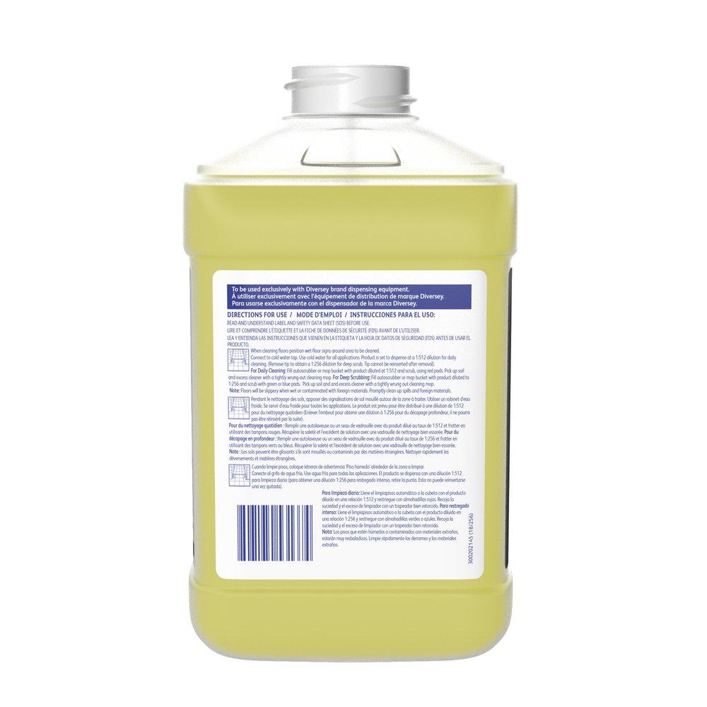 Diversey Yellow Heavy Duty Floor Cleaner (Case of 2) 
