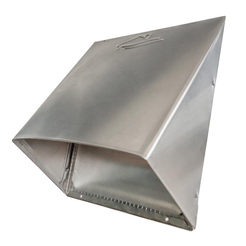 Builder's Best Silver Wall Vent Aluminum 