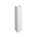 6-3/4 in. Rectangular Pedestal Sink Base in White