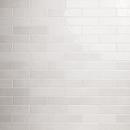 RENZO DOVE 3 IN. X 12 IN. GLOSSY CERAMIC WHITE WALL TILE