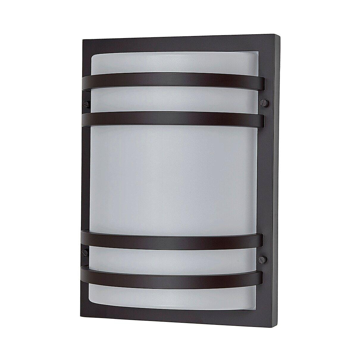 Miseno Oil Rubbed Bronze 16W 5000 Kelvin Integrated LED Outdoor Wall Sconce 