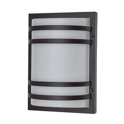 16W Integrated LED Outdoor Wall Sconce in Oil Rubbed Bronze