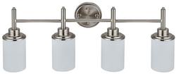 60 W 4 Medium E-26 in Brushed Nickel