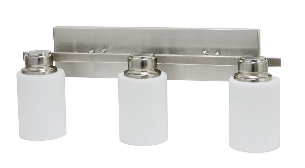 Miseno Brushed Nickel 60 W 2 Medium E-26 