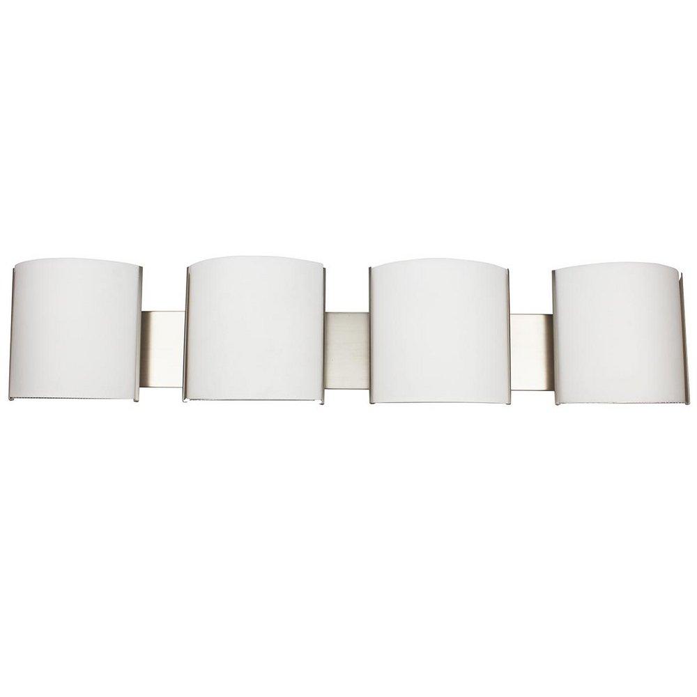 Miseno Brushed Nickel 63 W 4 Integrated 