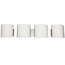 Miseno Brushed Nickel 63 W 4 Integrated 