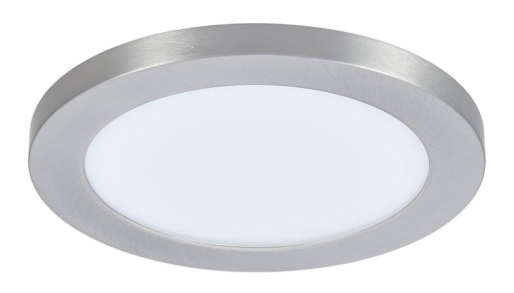 Miseno Brushed Nickel 7 in. 12W Integrated LED Panel Light 