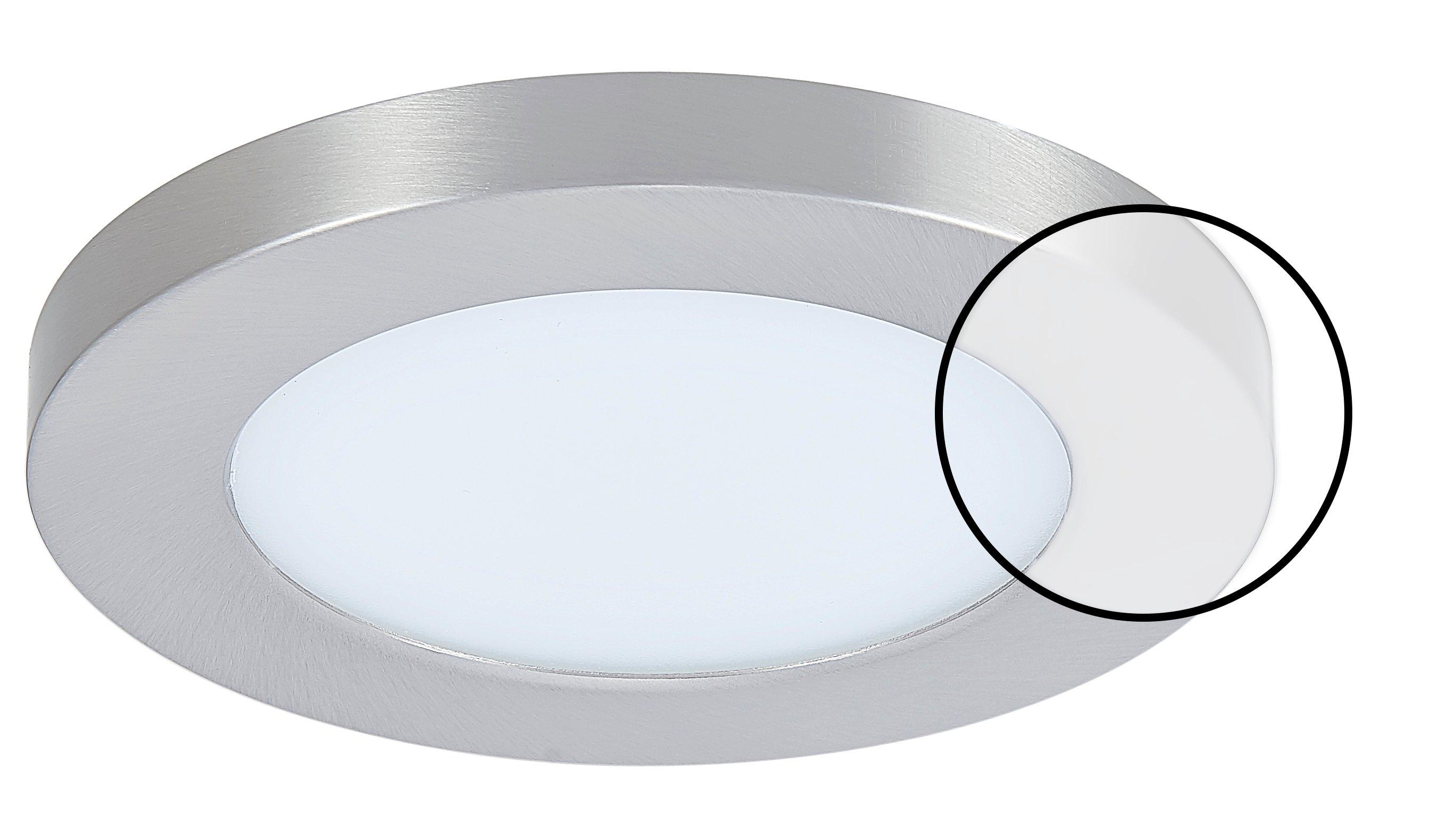 Miseno Brushed Nickel 5 in. 6W Integrated LED Panel Light 