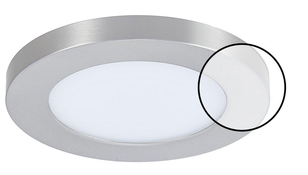 Miseno Brushed Nickel 5 in. 6W Color Selectable Integrated LED Panel Light 