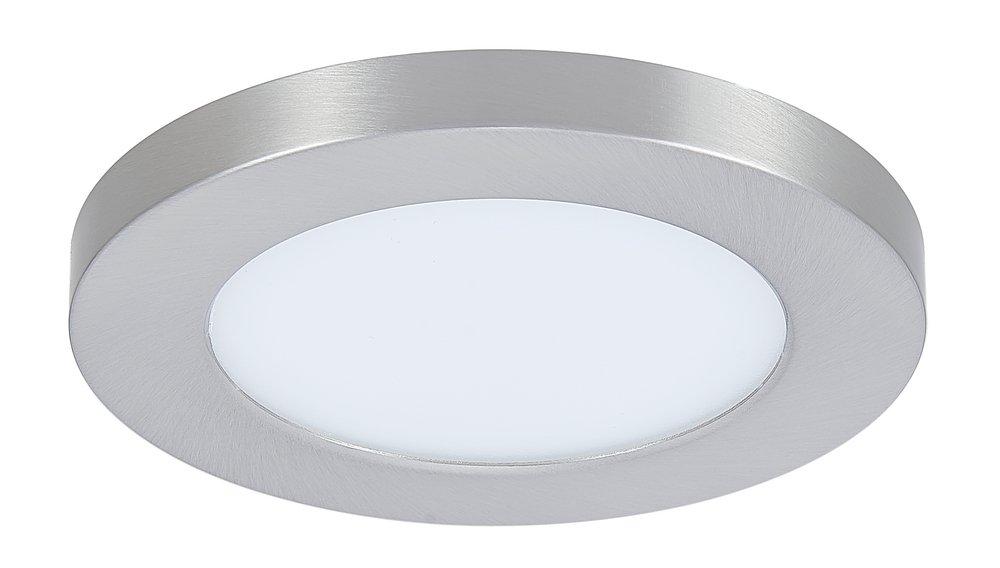Miseno Brushed Nickel 5 in. 6W Color Selectable Integrated LED Panel Light 