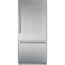 35-3/4 in. 19.8 cu. ft. Bottom Mount Freezer, Counter Depth and Full Refrigerator in Stainless Steel