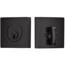 EMTEK Flat Black Deadbolt Lock in Flat Black 