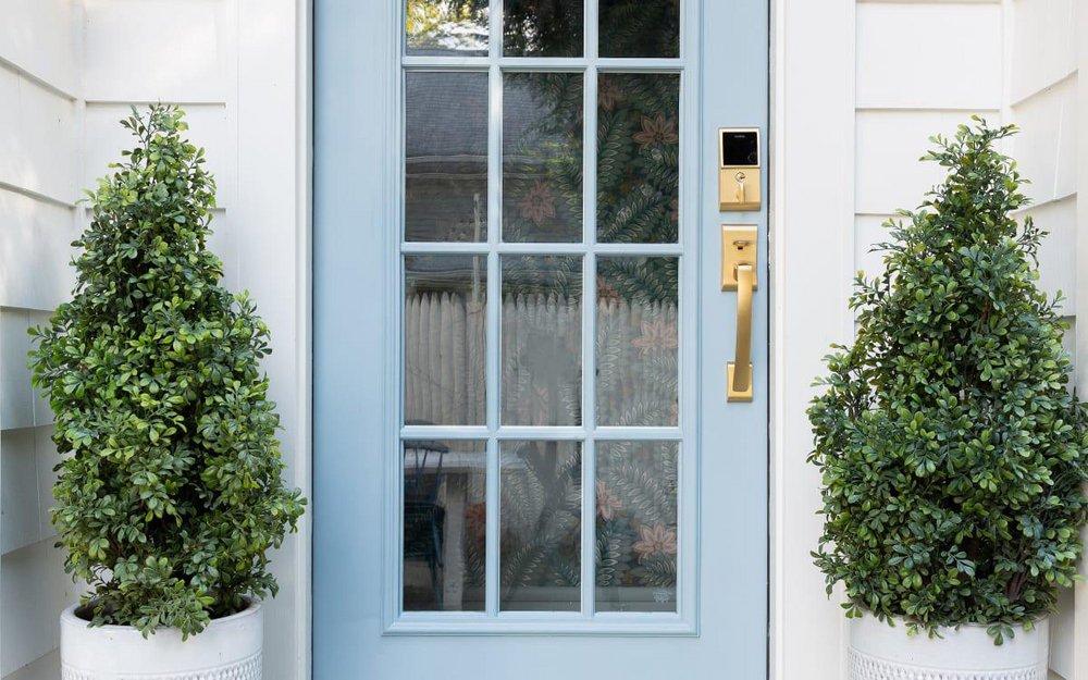 Single Cylinder Electronic Keypad in Satin Nickel 