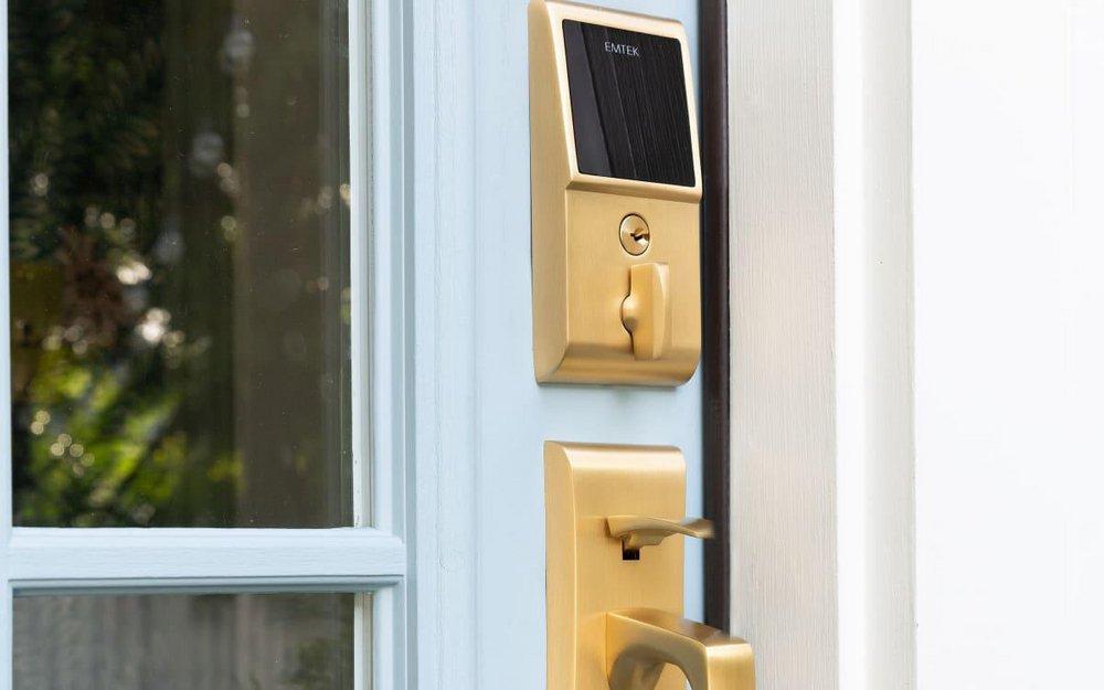 Single Cylinder Electronic Keypad in Satin Nickel 