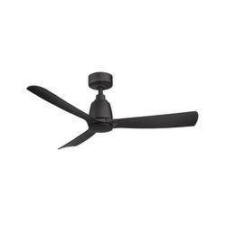52 in. 3-Blade Indoor or Outdoor Ceiling Fan in Black