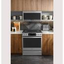 GE Profile&trade; Fingerprint Resistant Stainless Steel 36-1/2 x 30 in. 5.6 cu. ft. 50500 BTU 5-Burner Gas Sealed Slide-In Range 