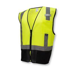 High Visibility Color Block Safety Vest, XXL