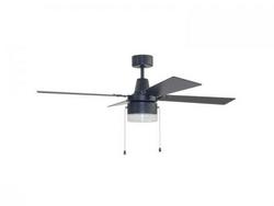 48 in. 4-Blade Indoor Ceiling Fan in Flat Black