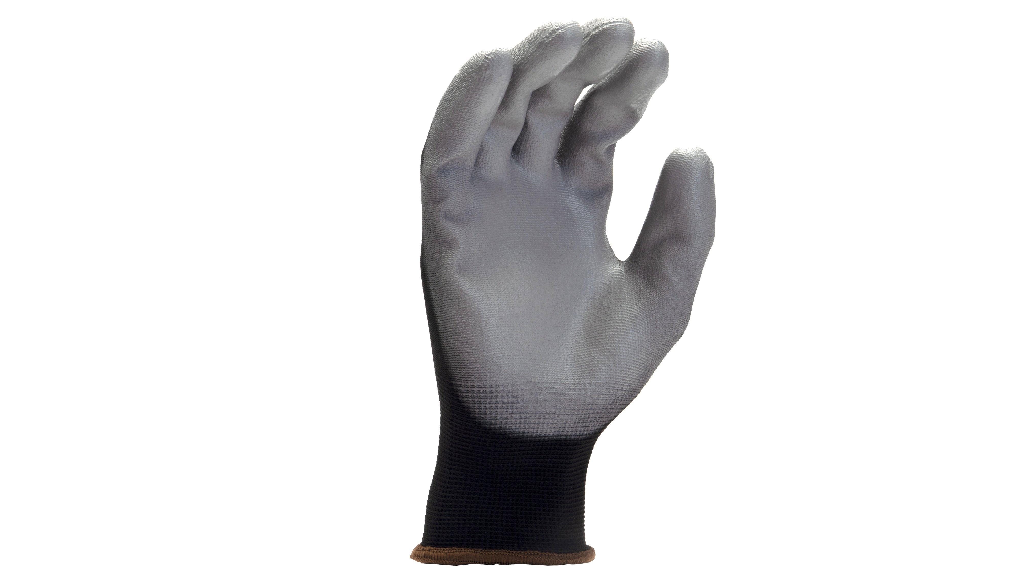 Armateck Grey 15 ga Polyurethane Coated Nylon Dipped Glove 