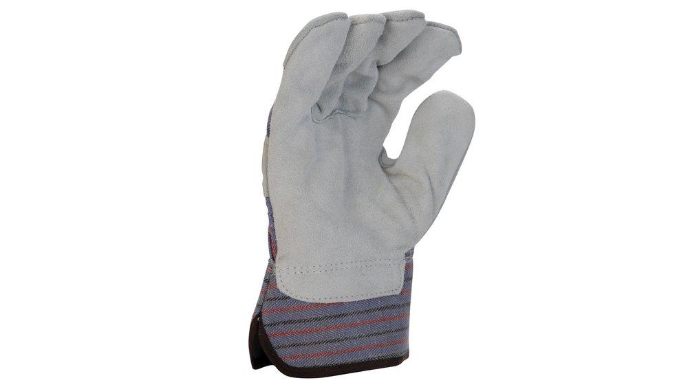 Armateck Grey Cowhide Leather Palm Gloves 