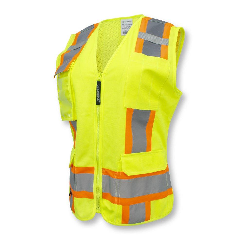Armateck Hi-Viz Green Womens Vest 