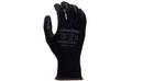 Armateck Black 15 ga Foam Coated Nitrile and Nylon Disposable Gloves 