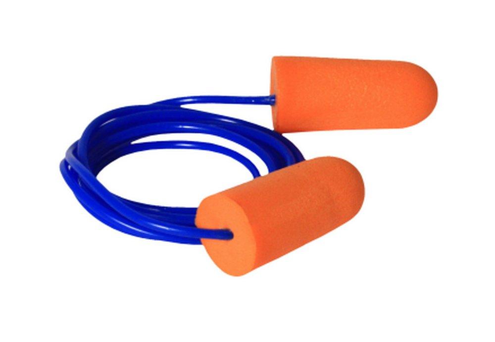 Armateck Orange Corded Disposable Ear Plug (100 Pairs) 