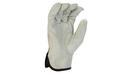 Armateck White Cowhide Leather Driver Gloves 