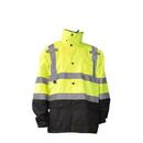 Armateck Hi-Viz Lime General Purpose Raincoat in Black 