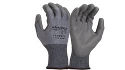 15G Engineered Yarn Cut Level A2 Polyurathane Palm Dipped Gloves, XL
