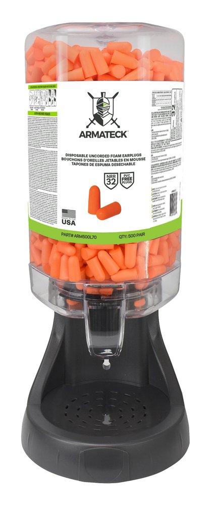 Armateck Orange Disposable Ear Plug (500 Pairs) 