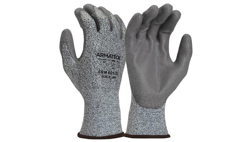 Armateck 13 ga Polyurethane Coated HPPE Dipped Cut Resistant Gloves 