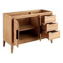Signature Hardware Natural Teak 48 in. Floor Mount Vanity 