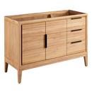 Signature Hardware Natural Teak 48 in. Floor Mount Vanity 