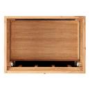 Signature Hardware Natural Teak 30 in. Floor Mount Vanity 