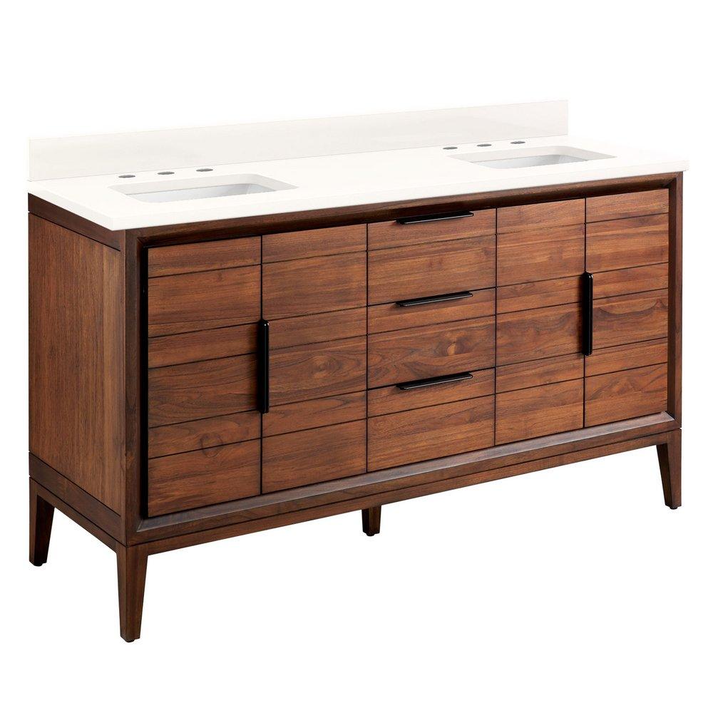Signature Hardware Java 60 in. Floor Mount Vanity 