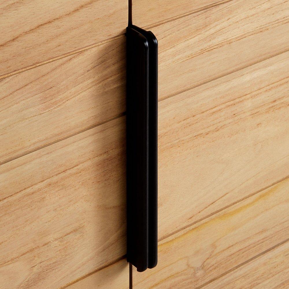 Signature Hardware Natural Teak 30 in. Floor Mount Vanity 