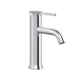Single Handle Monoblock Bathroom Sink Faucet in Polished Chrome