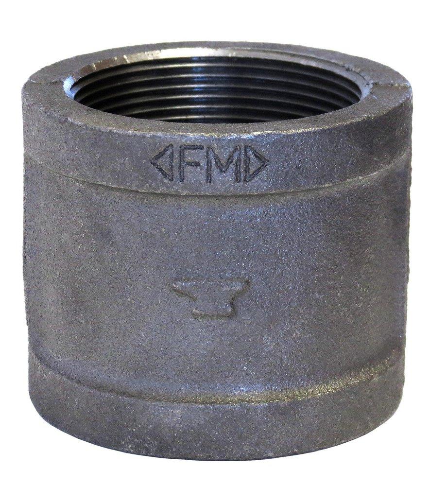 Black Threaded 150# Black Malleable Iron Coupling 